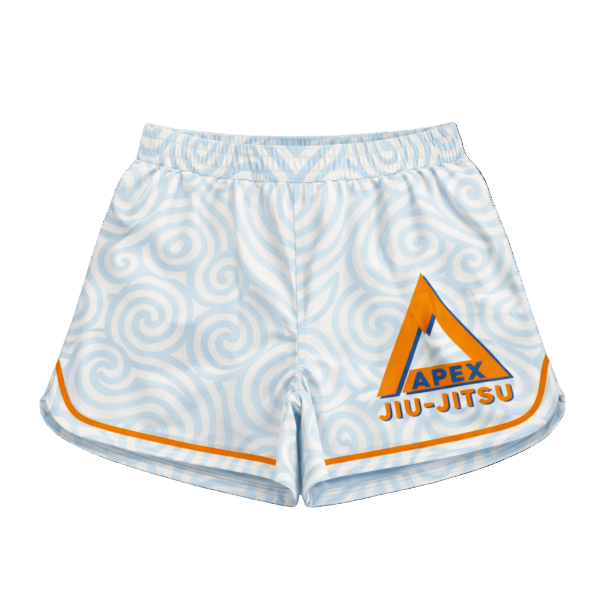 Apex White Fight Shorts--AVAILABLE BY BULK ORDER ONLY