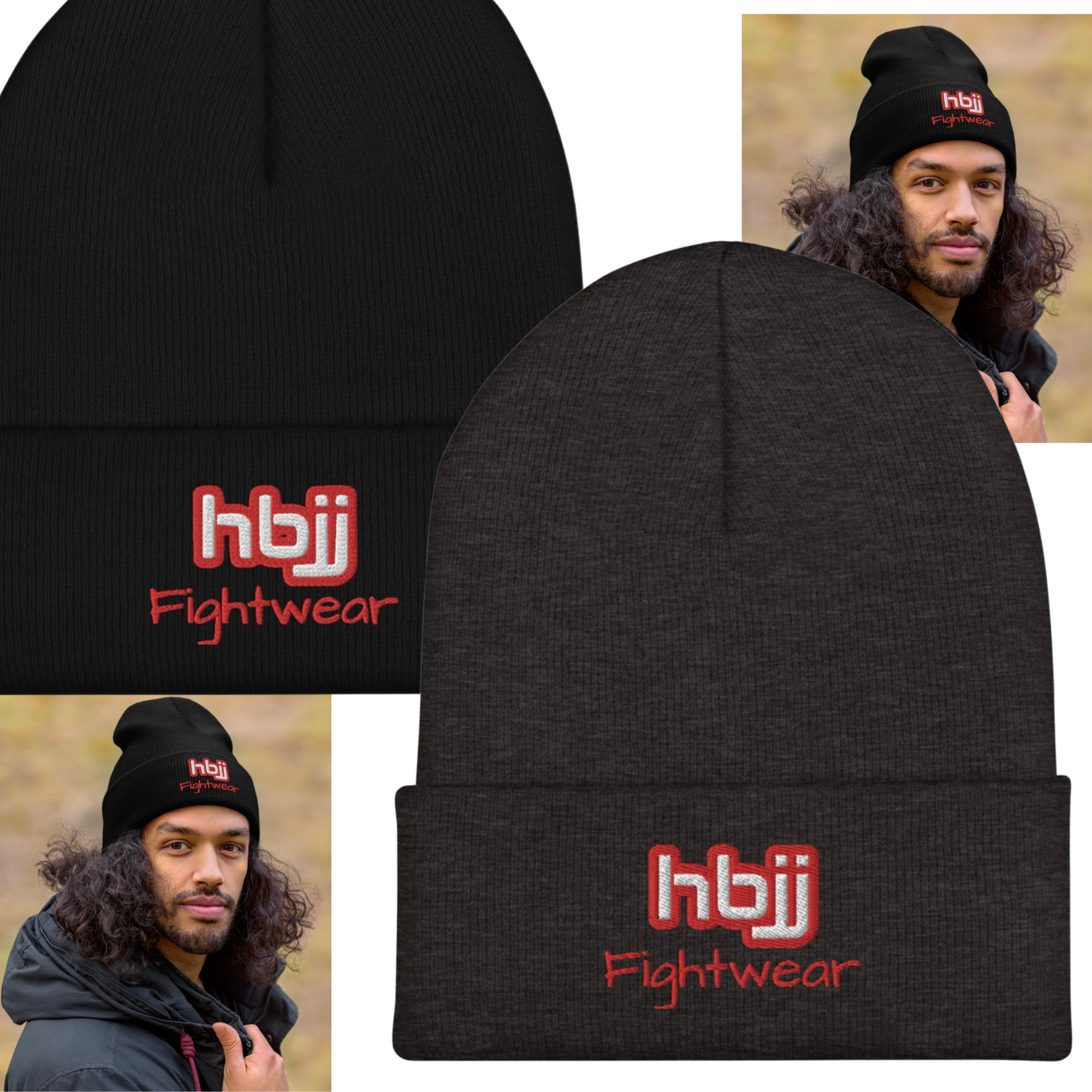 HBJJ Fightwear Cuffed Beanie