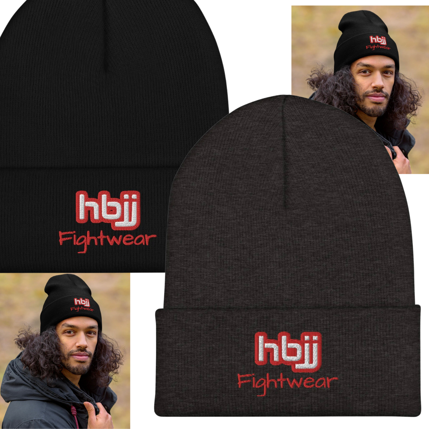 HBJJ Fightwear Cuffed Beanie