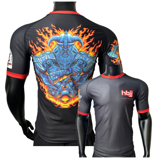 HBJJ Fightwear Viking Short Sleeve Rash Guard