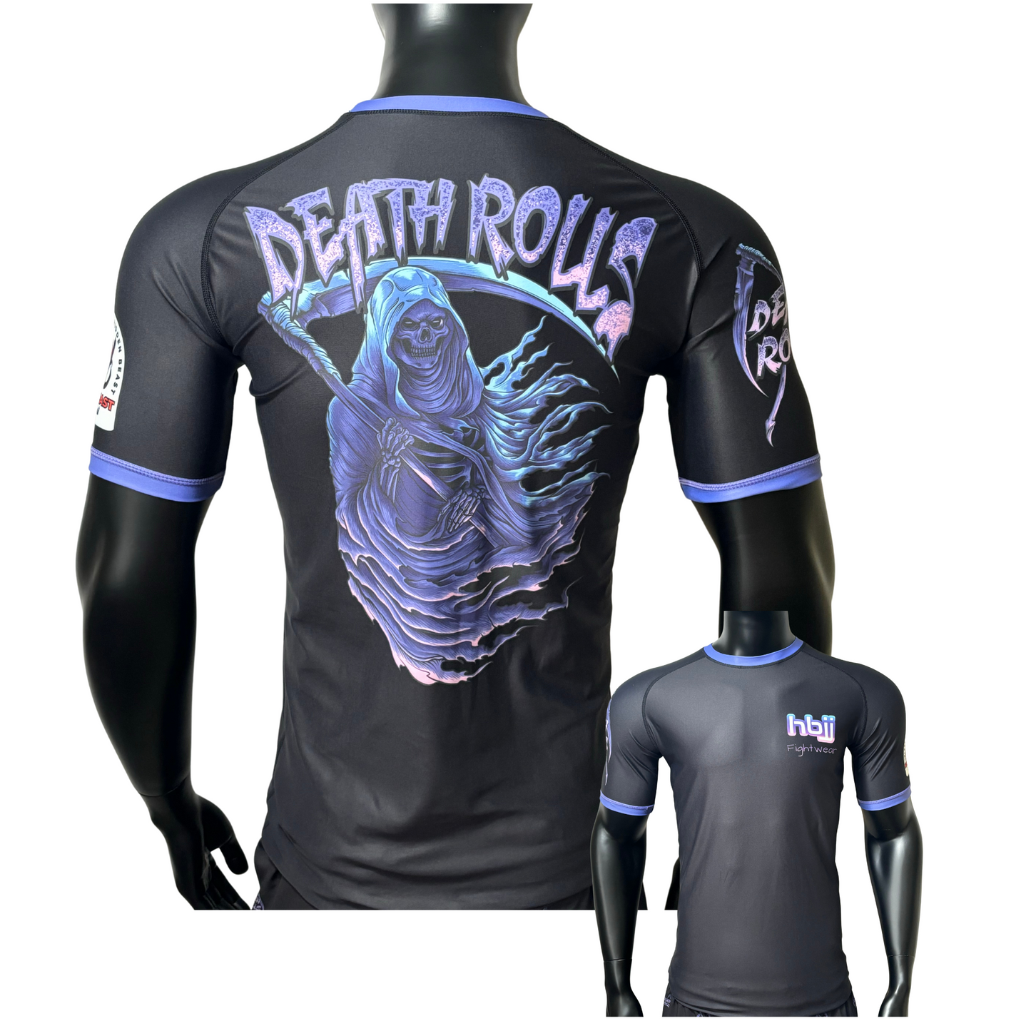 HBJJ Fightwear Reaper Short Sleeve Rash Guard